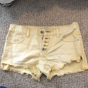 Yellow free people short